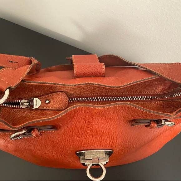 Salvatore Ferragamo burnt Orange vintage bag - Picture 4 of 10